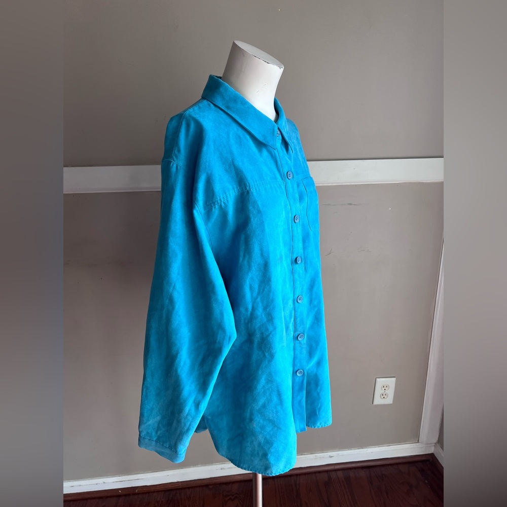 Studio Works Teal Shirt Size XL - Picture 2 of 4